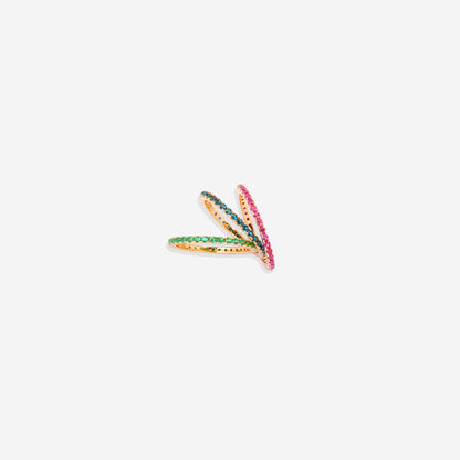 Mint & Lily April Birthstone Eternity Stacking Ring