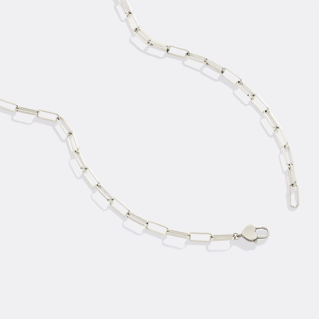 Mint & Lily Heart Padlock Necklace