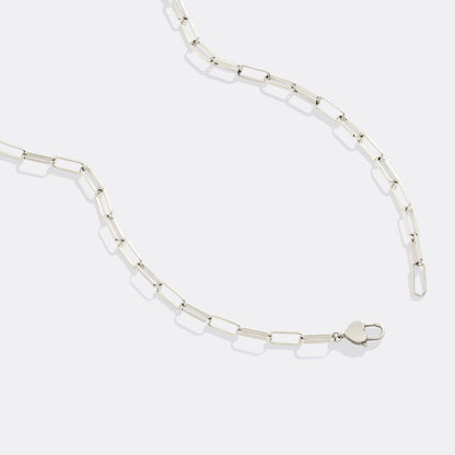 Mint & Lily Heart Padlock Necklace