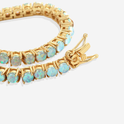 Mint & Lily Blue Opal Tennis Bracelet