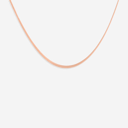 Mint & Lily Dainty Herringbone Chain Necklace