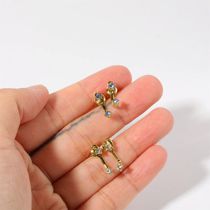Mint & Lily Birthstone Drop Ear Jacket Earrings