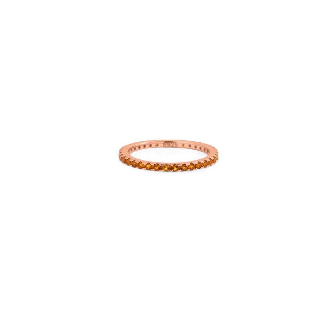 Mint & Lily November Birthstone Eternity Stacking Ring