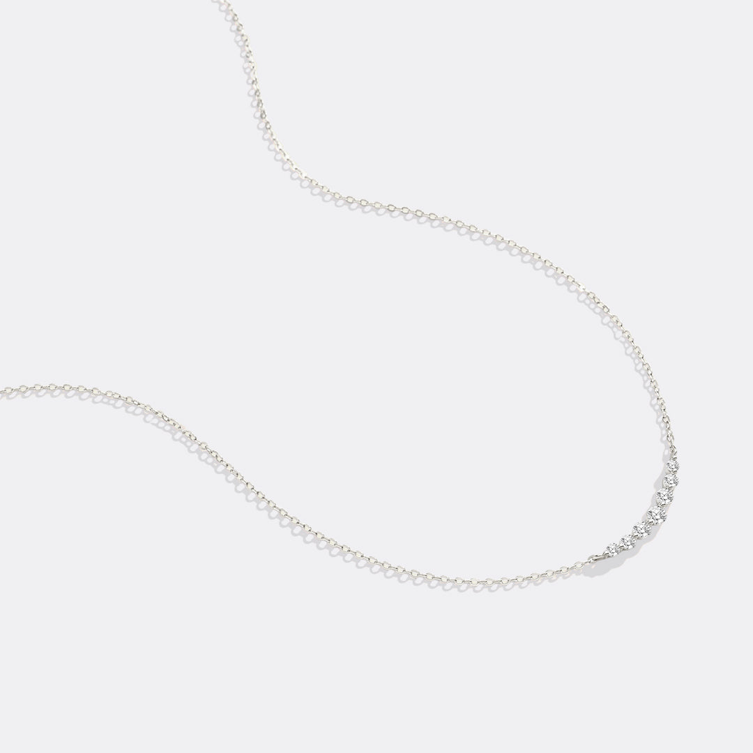 Mint & Lily Classic Arc Diamond Necklace