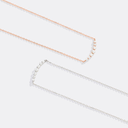 Mint & Lily Classic Arc Diamond Necklace
