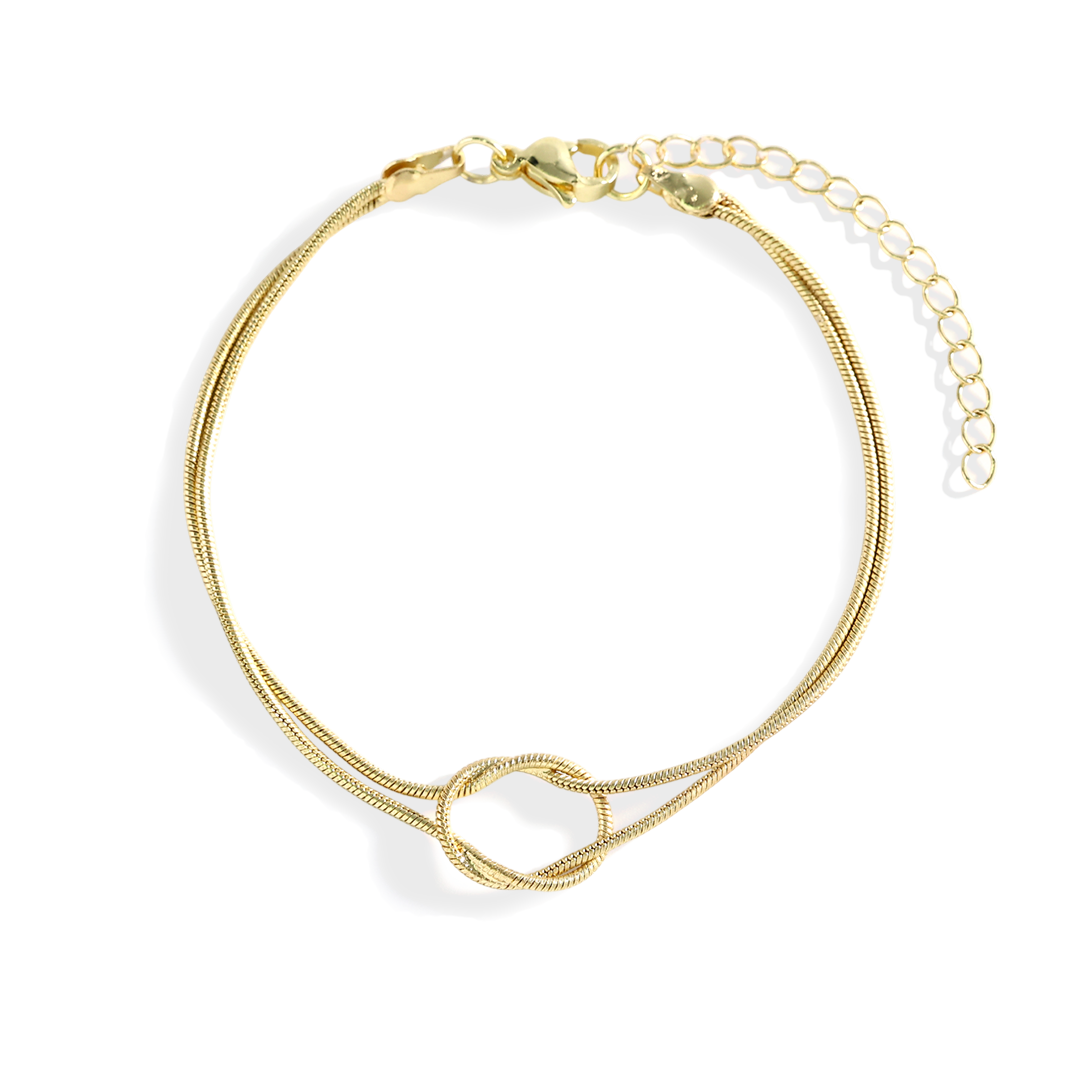 Mint & Lily Dainty Knot Bracelet