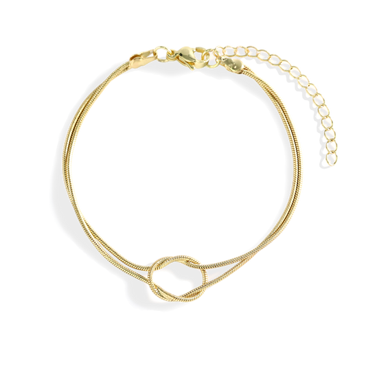 Mint & Lily Dainty Knot Bracelet