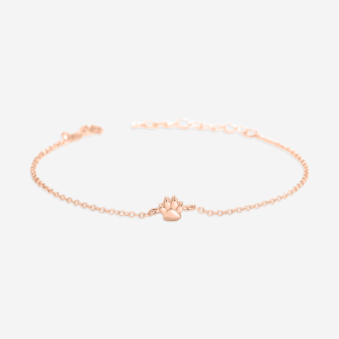 Mint & Lily Tiny Pawprint Bracelet