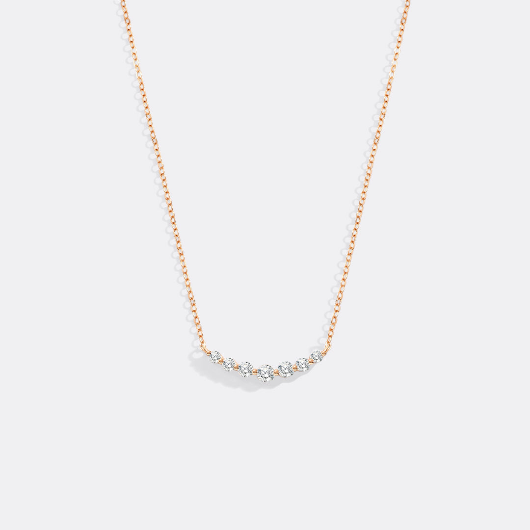 Mint & Lily Classic Arc Diamond Necklace