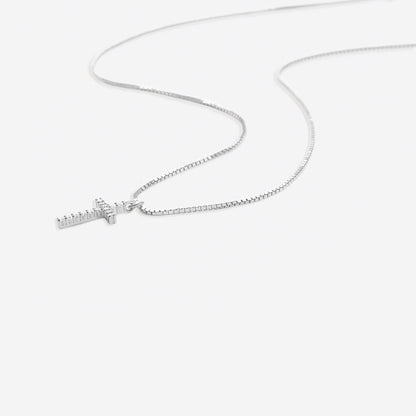 Mint & Lily Pave Cross Necklace