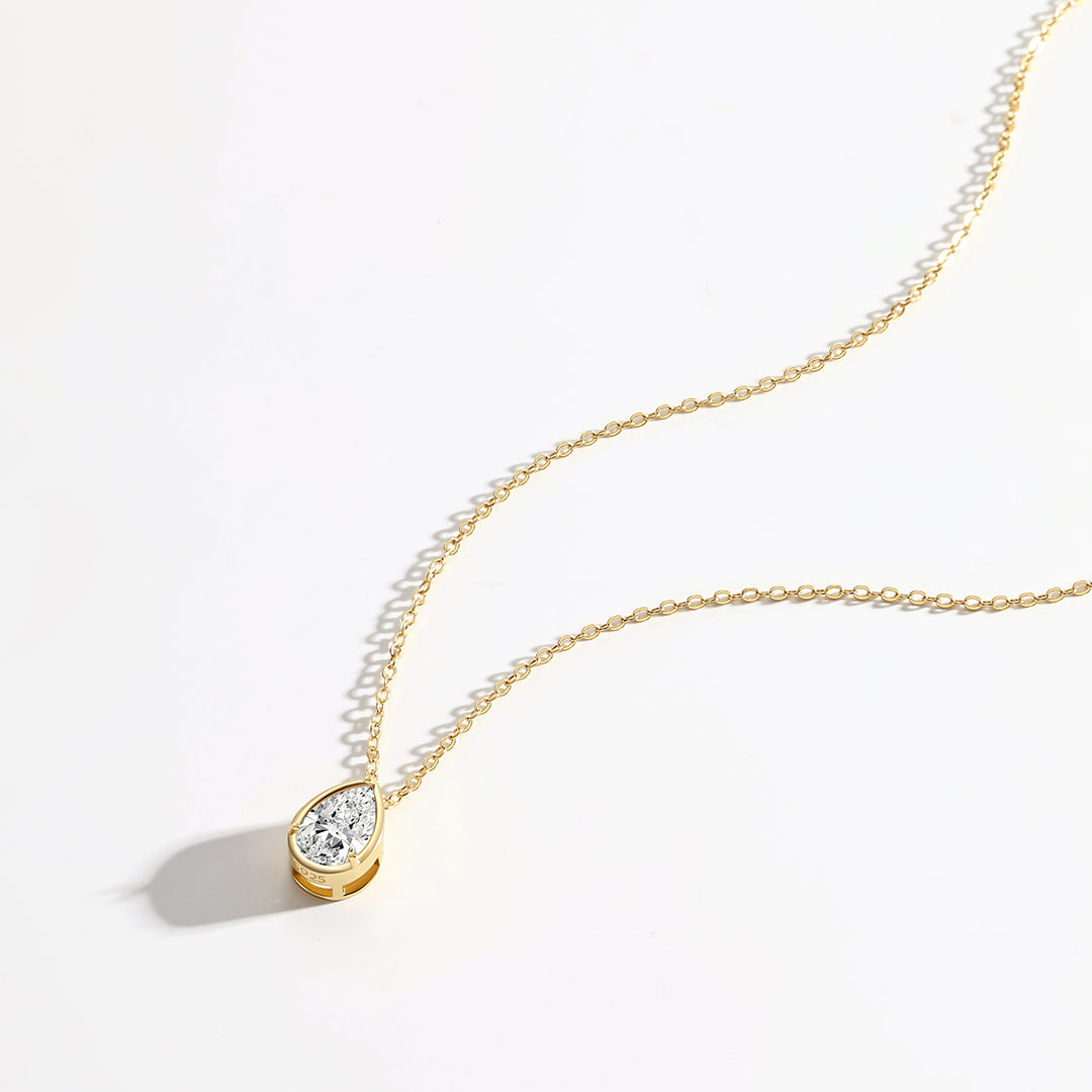 Mint & Lily Diamond Teardrop Necklace