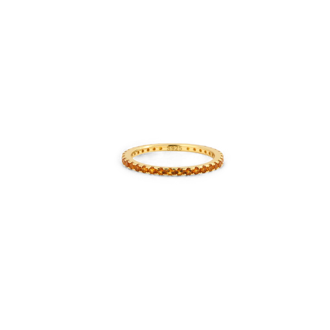 Mint & Lily November Birthstone Eternity Stacking Ring