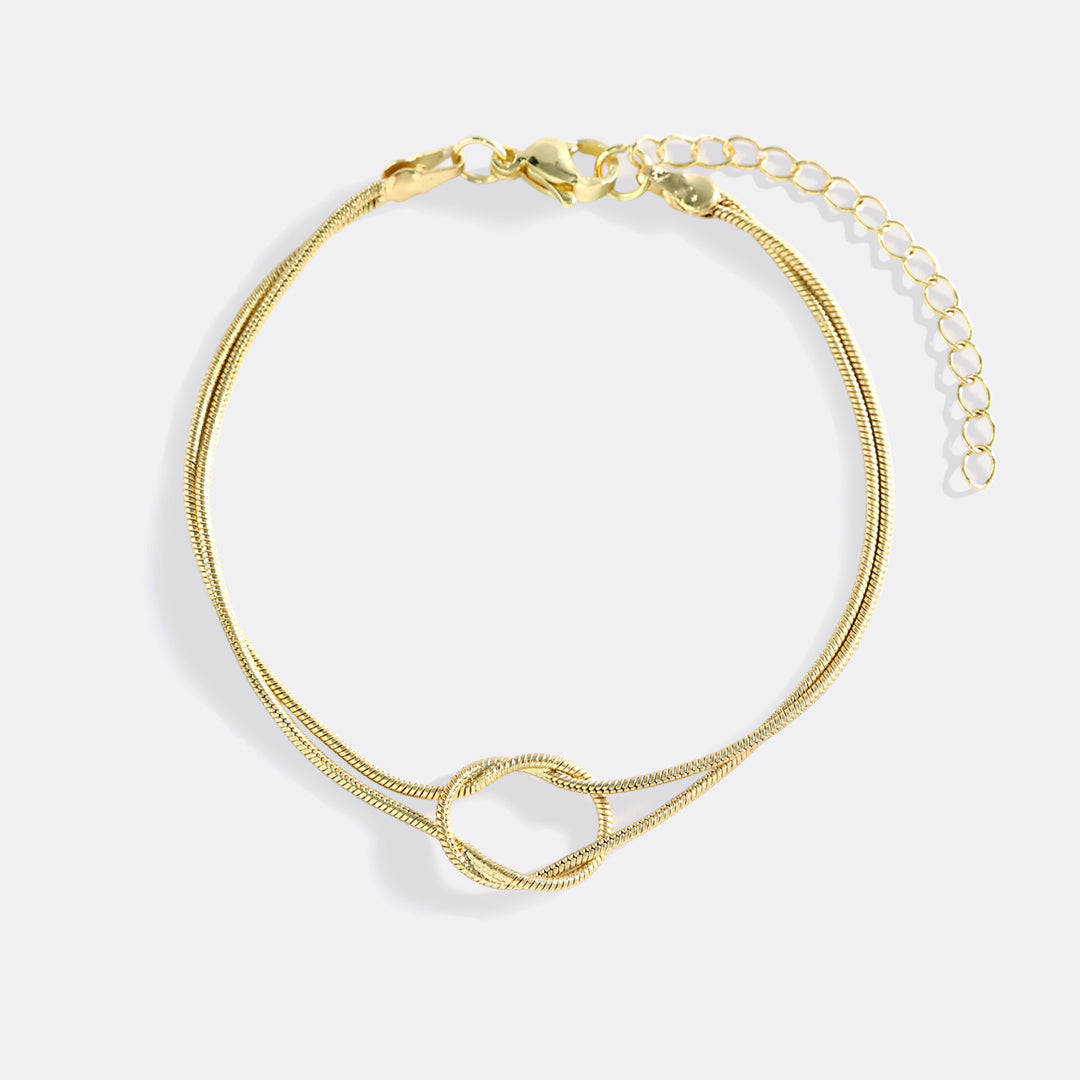 Mint & Lily Dainty Knot Bracelet