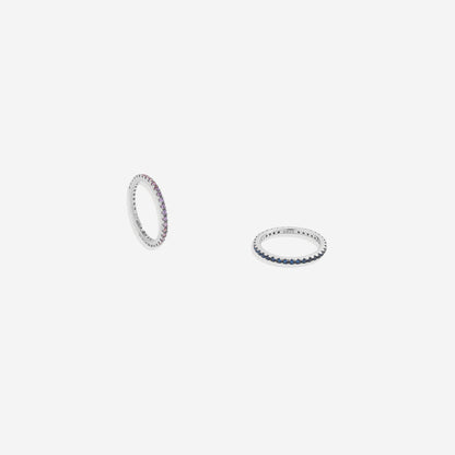 Mint & Lily September Birthstone Eternity Stacking Ring