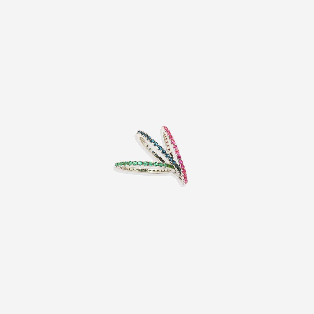 Mint & Lily September Birthstone Eternity Stacking Ring