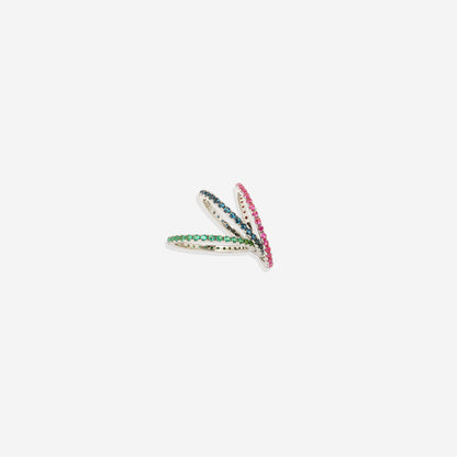 Mint & Lily September Birthstone Eternity Stacking Ring