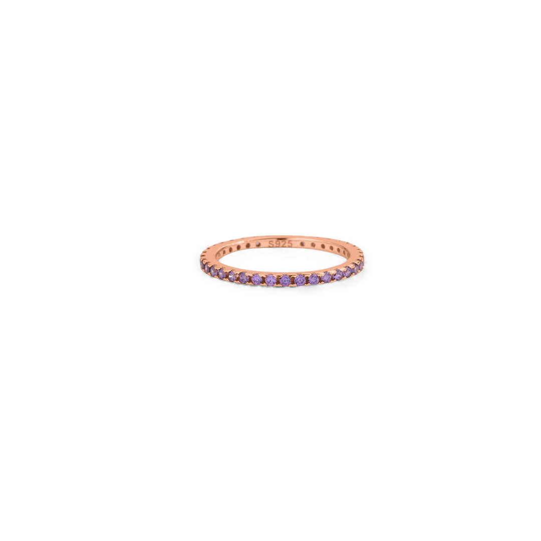 Mint & Lily June Birthstone Eternity Stacking Ring