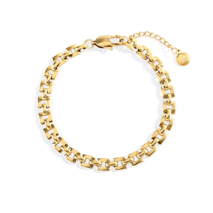 Mint & Lily Timepiece Link Chain Bracelet