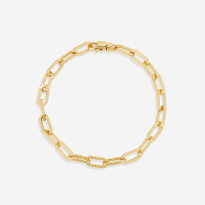 Mint & Lily Open Link Paperclip Chain Bracelet