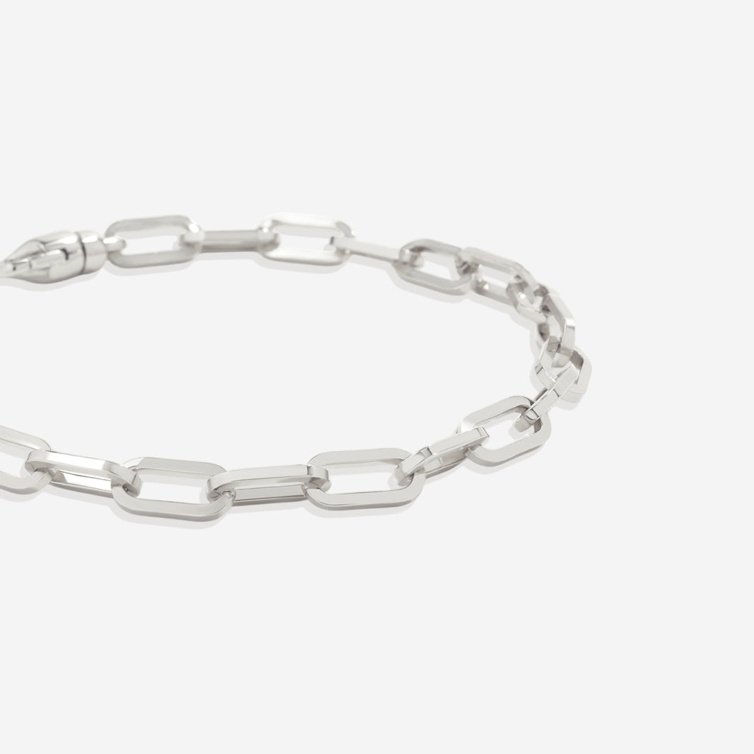 Mint & Lily Open Link Paperclip Chain Bracelet