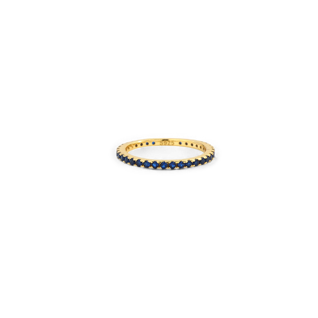 Mint & Lily September Birthstone Eternity Stacking Ring