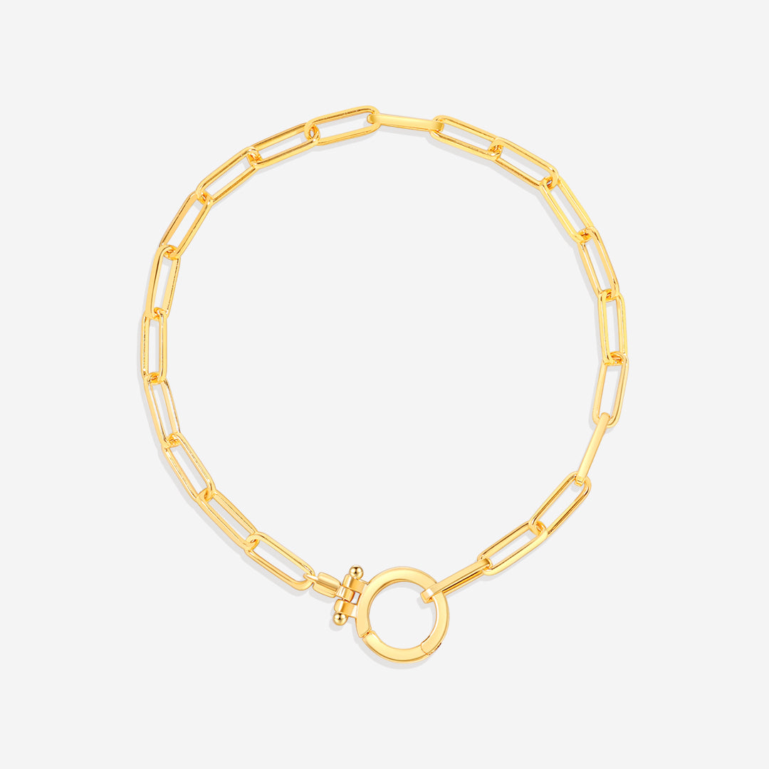 Mint & Lily Mint Paperclip Bracelet