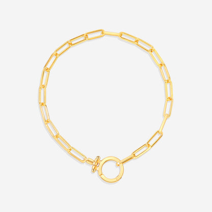 Mint & Lily Mint Paperclip Bracelet