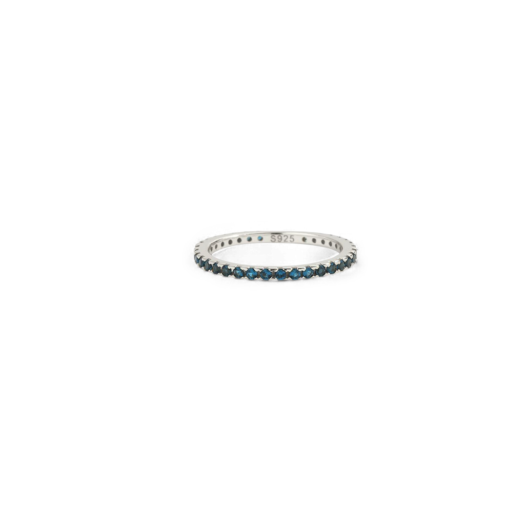 Mint & Lily December Birthstone Eternity Stacking Ring