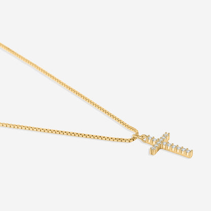 Mint & Lily Pave Cross Necklace