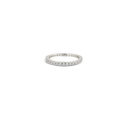 Mint & Lily April Birthstone Eternity Stacking Ring