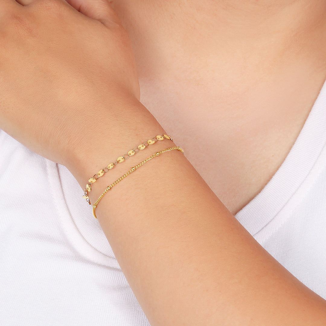 Mint & Lily Poppy Stacking Bracelet Set