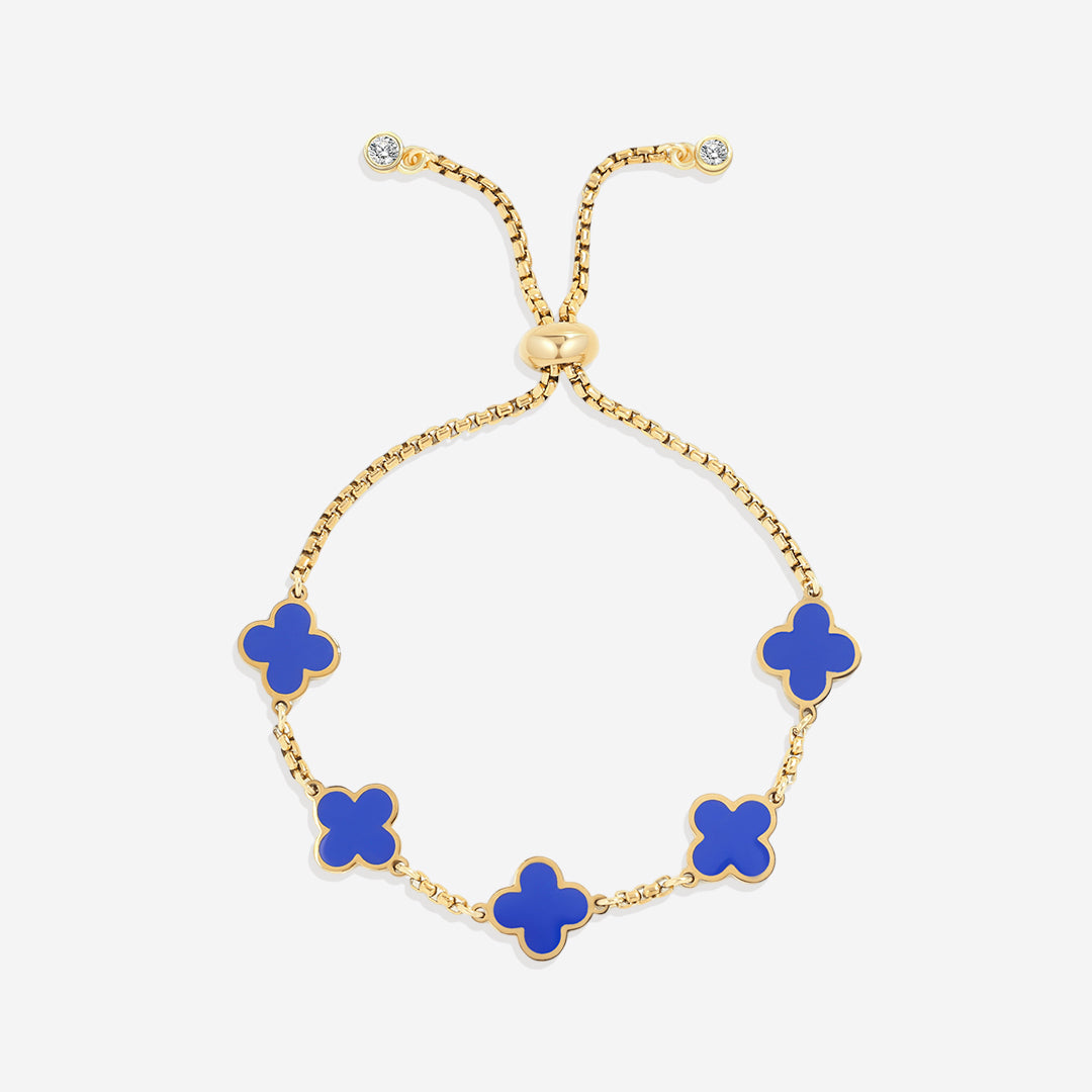 Mint & Lily Clover Enamel Bracelet