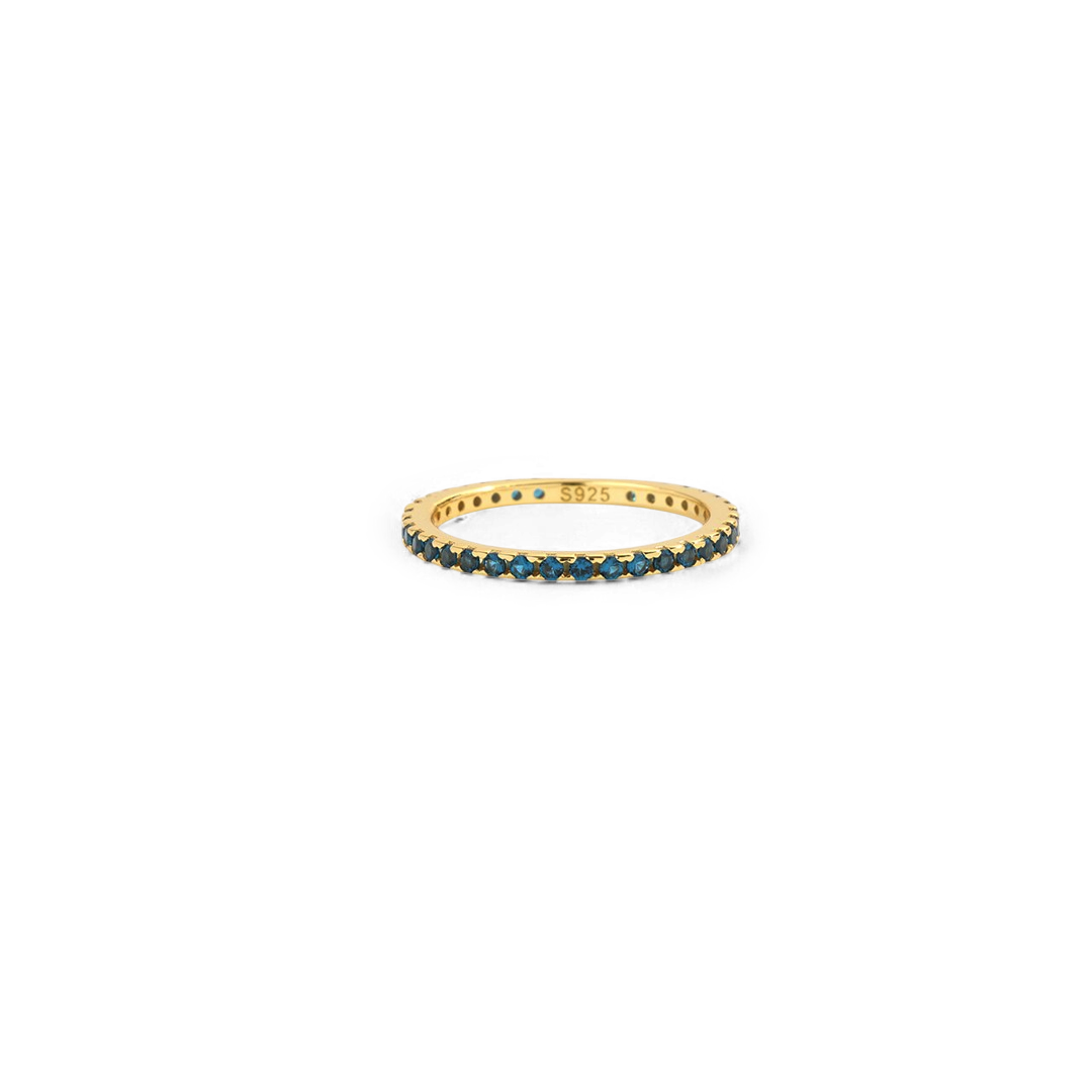 Mint & Lily December Birthstone Eternity Stacking Ring