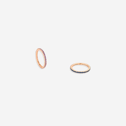 Mint & Lily September Birthstone Eternity Stacking Ring