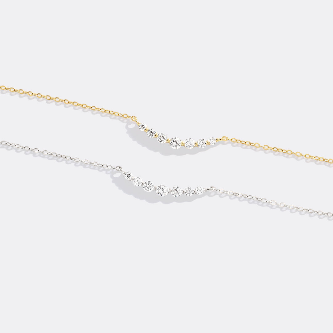 Mint & Lily Classic Arc Diamond Necklace