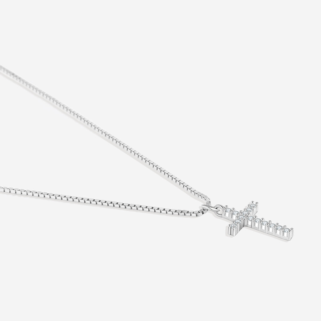 Mint & Lily Pave Cross Necklace