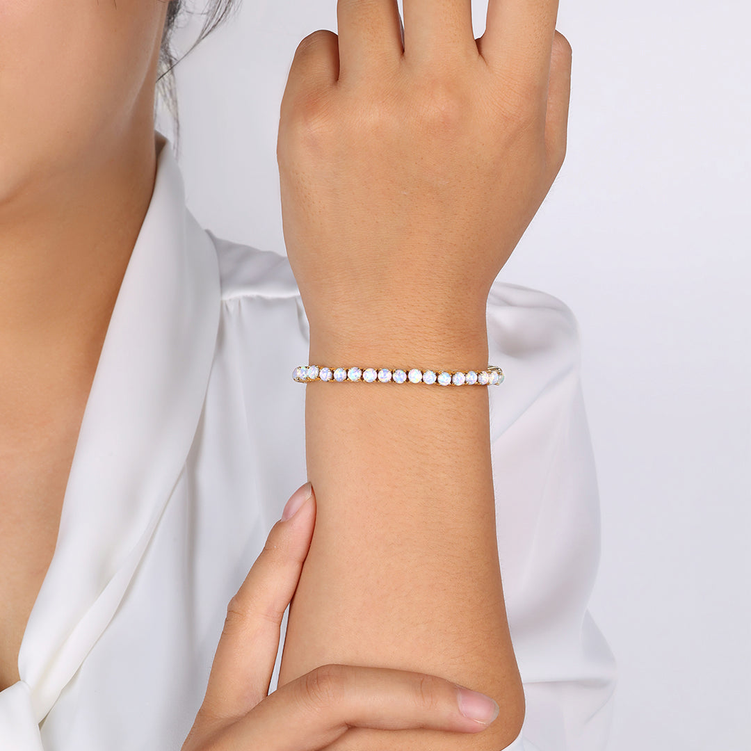 Mint & Lily Blue Opal Tennis Bracelet