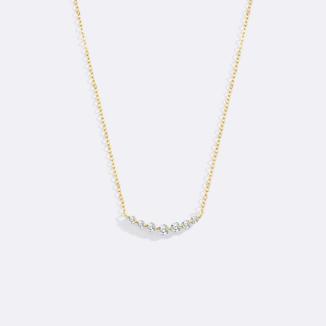 Mint & Lily Classic Arc Diamond Necklace