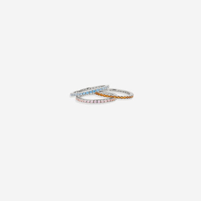 Mint & Lily September Birthstone Eternity Stacking Ring