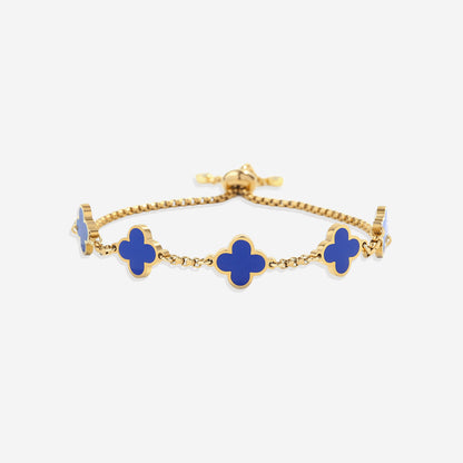 Mint & Lily Clover Enamel Bracelet