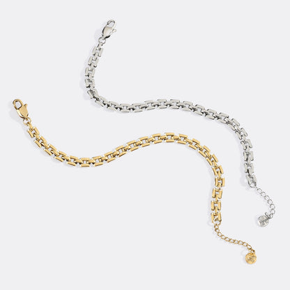 Mint & Lily Timepiece Link Chain Bracelet