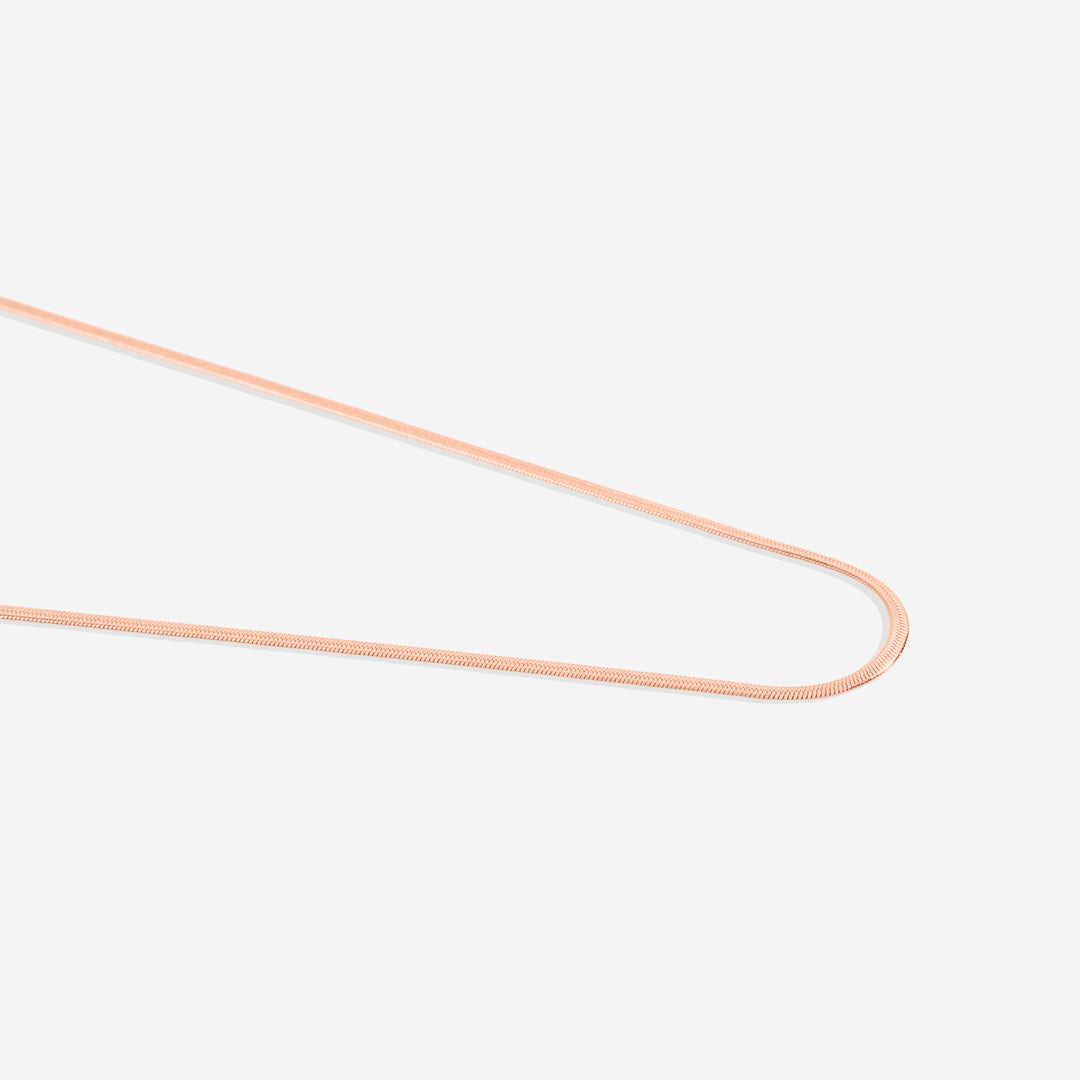 Mint & Lily Dainty Herringbone Chain Necklace