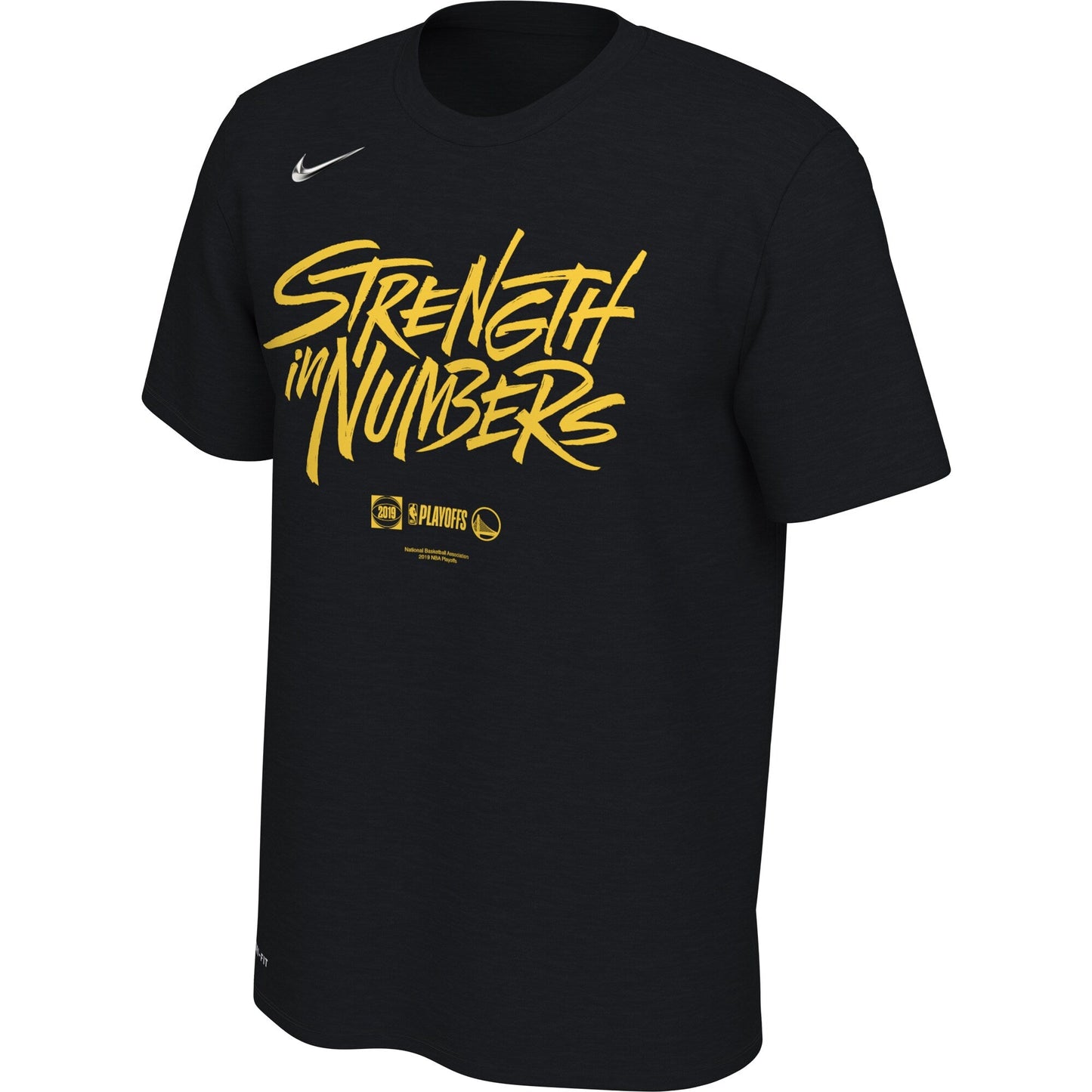 Nike Men's NBA Gs Warriors 2019 Playoffs Bound Mantra Dri-Fit Tee