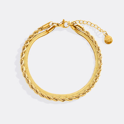 Mint & Lily Essential Layered Bracelet