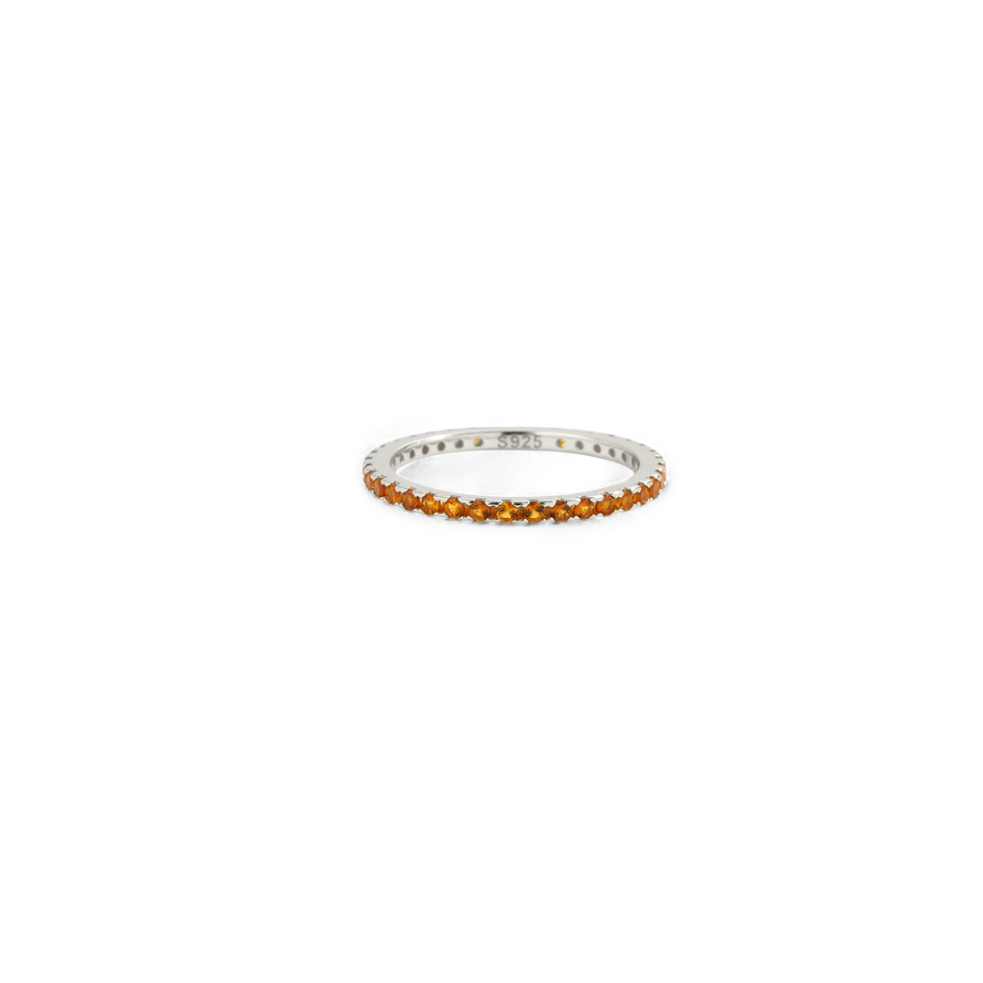 Mint & Lily November Birthstone Eternity Stacking Ring