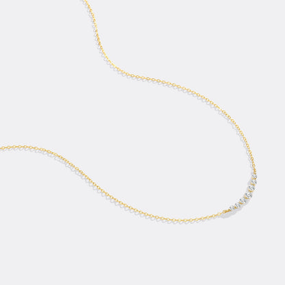 Mint & Lily Classic Arc Diamond Necklace
