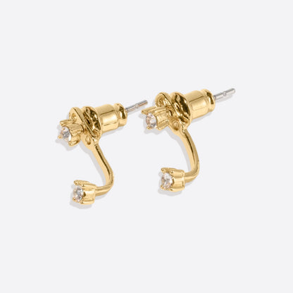 Mint & Lily Birthstone Drop Ear Jacket Earrings