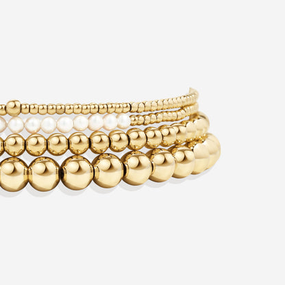 Mint & Lily Everyday Pearl Bracelet Stacking Set