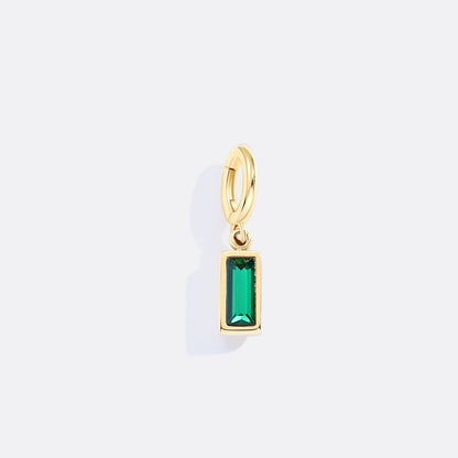 Mint & Lily Dainty Baguette Birthstone Charm