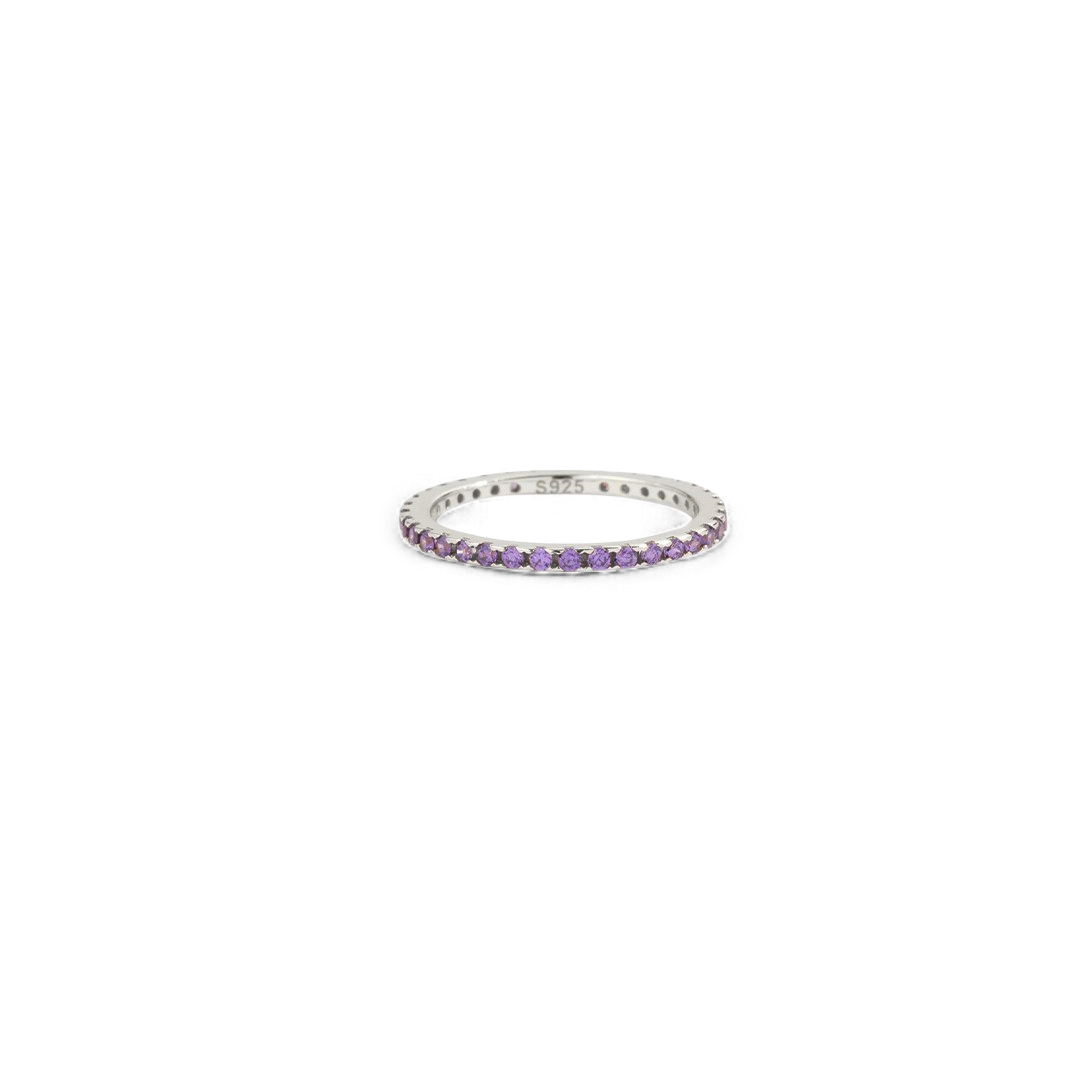 Mint & Lily June Birthstone Eternity Stacking Ring